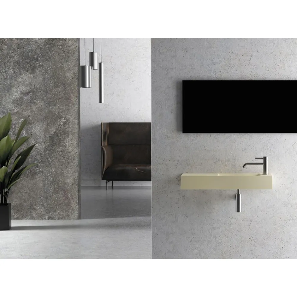 Viadurini Bathroom Keramikwaschbecken-Modernes Design Made in Italy Waschbecken aus weißer oder farbiger Keramik - Act