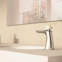 Viadurini Taps Waschbeckenarmaturen-Modernes Design Messing Waschtischmischer Made in Italy - Besugo