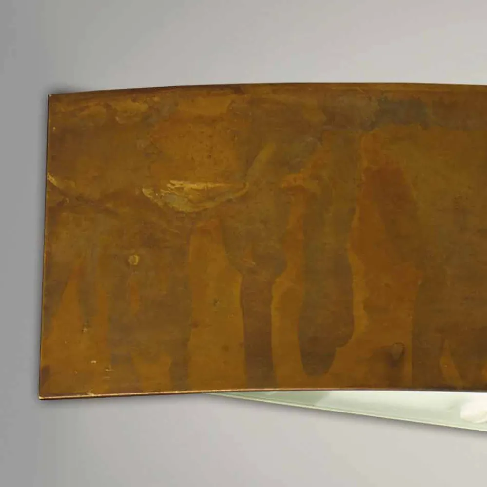 Viadurini Lighting Moderne Wandleuchten-Modernes Design Messing Wandleuchte 47xH8x th 8 cm Blandine