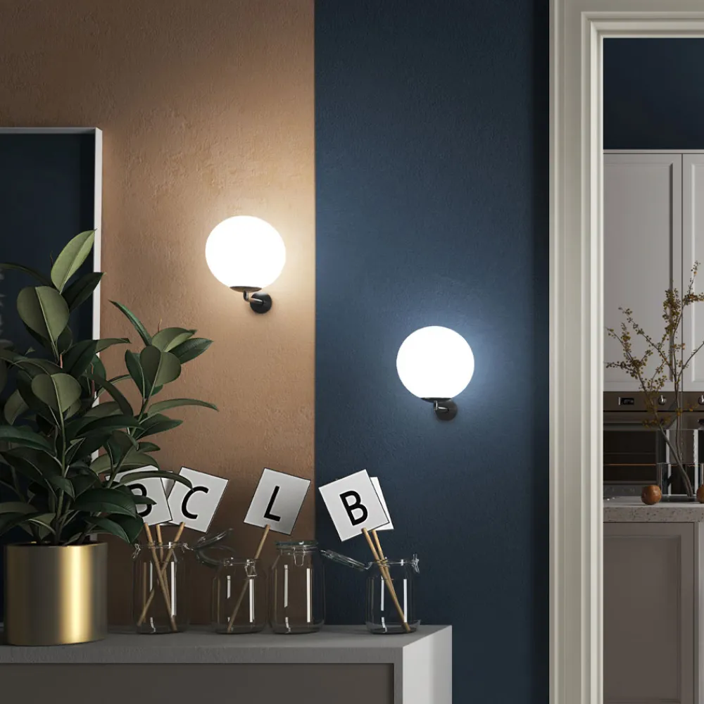 Viadurini Vetro di Venezia Murano Lampen|Moderne Wandleuchten-Modernes Design mundgeblasene Wandleuchte aus venezianischem Glas - Moon