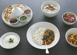 Viadurini Kitchen Geschirr Teller-Modernes Design Porzellan Aperitif Teller Set 8 Stück - Galatino