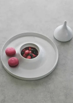 Viadurini Kitchen Geschirr Teller-Modernes Design Porzellan Aperitif Teller Set 8 Stück - Galatino