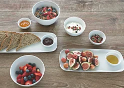 Viadurini Kitchen Geschirr Teller-Modernes Design Porzellan Aperitif Teller Set 8 Stück - Galatino