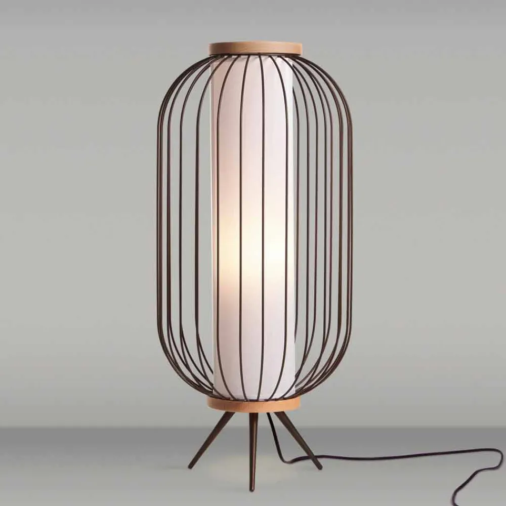 Viadurini Lighting Designer Stehlampen-Modernes Design Stehlampe aus Stahl Durchmesser 37xH80 cm Fanny