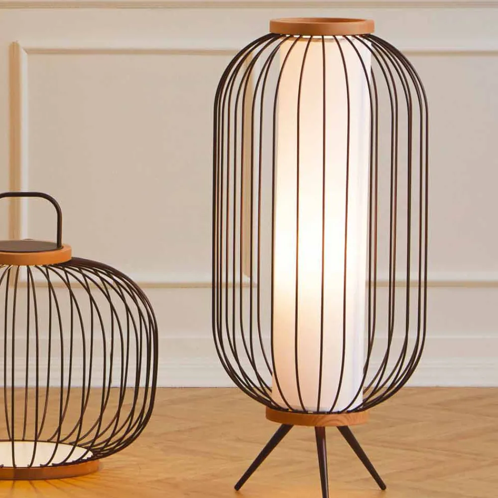 Viadurini Lighting Designer Stehlampen-Modernes Design Stehlampe aus Stahl Durchmesser 37xH80 cm Fanny