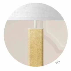 Viadurini Lighting Moderne Stehlampen-Modernes Design Stehleuchte aus Metall mit Stoff Lampenschirm Made in Italy - Jump