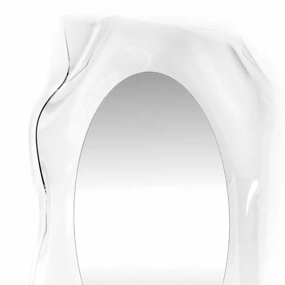 Viadurini Living Wandspiegel-Modernes Design transparenter Wandspiegel Diva, made in Italy