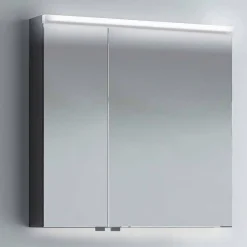 Viadurini Bathroom Badspiegel-Modernes Design 2-türiger Spiegel, LED-Beleuchtung, Carol