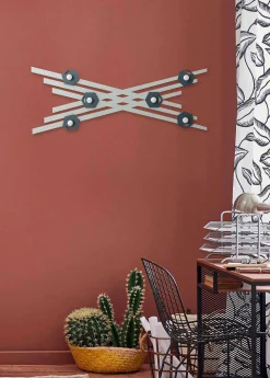 Viadurini Decor Wandgarderobe-Modernes Design Wandgarderobe aus farbig lackiertem Holz - Picassino