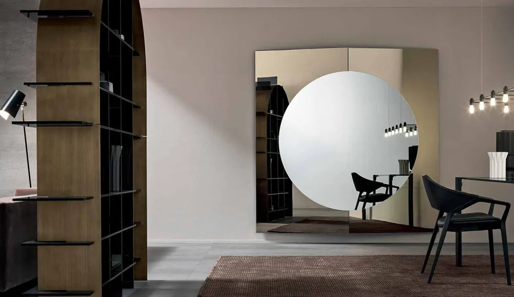 Viadurini Living Wandspiegel-Modernes Design Wandspiegel bestehend aus 3 Paneelen Made in Italy - Bristol