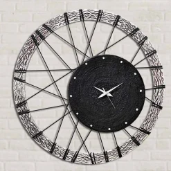 Viadurini Decor Wanduhren-Modernes Design Wanduhr Amalfi, Hand in Italien dekoriert