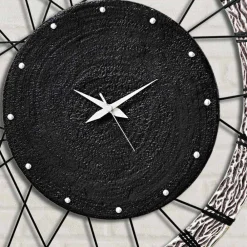 Viadurini Decor Wanduhren-Modernes Design Wanduhr Amalfi, Hand in Italien dekoriert