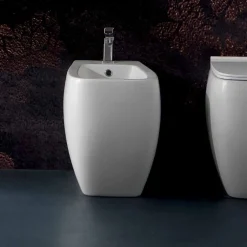 Viadurini Bathroom Bidet-Modernes Design-Bidet aus weißer Keramik, Gais, hergestellt in Italien