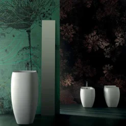 Viadurini Bathroom Bidet-Modernes Design-Bidet aus weißer Keramik, Gais, hergestellt in Italien