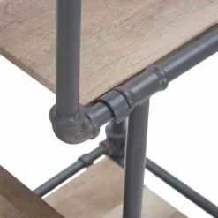 Viadurini Living Moderne Design Bücherregale-Modernes Design-Bodenregal aus MDF und Metall - Merve