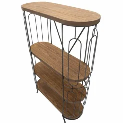 Viadurini Living Moderne Design Bücherregale-Modernes Design-Bodenregal aus Eisen und MDF - Veronique