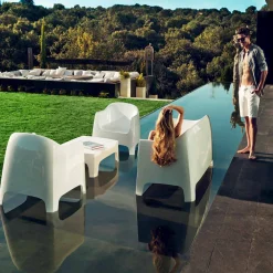 Vondom Gartensofas-Modernes Design-Outdoor-Sofa Solid von aus Polypropylen, 4 Stück