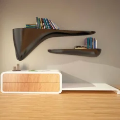 Viadurini Design Wandregale-Modernes Design-Regal in Italien, Sizzano hergestellt