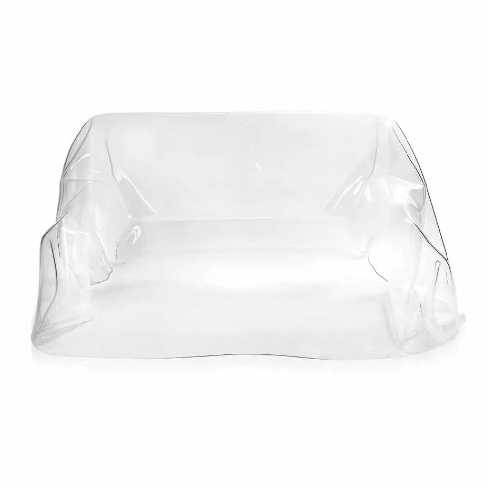 Viadurini Italian Sofas Moderne Sofas-Modernes Design-Sofa aus transparentem Plexiglas von Jolly, hergestellt in Italien