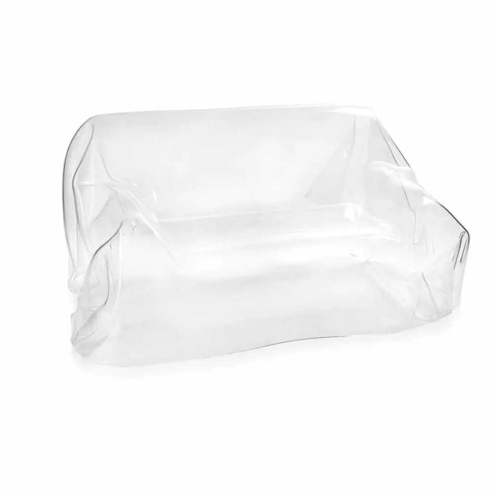 Viadurini Italian Sofas Moderne Sofas-Modernes Design-Sofa aus transparentem Plexiglas von Jolly, hergestellt in Italien