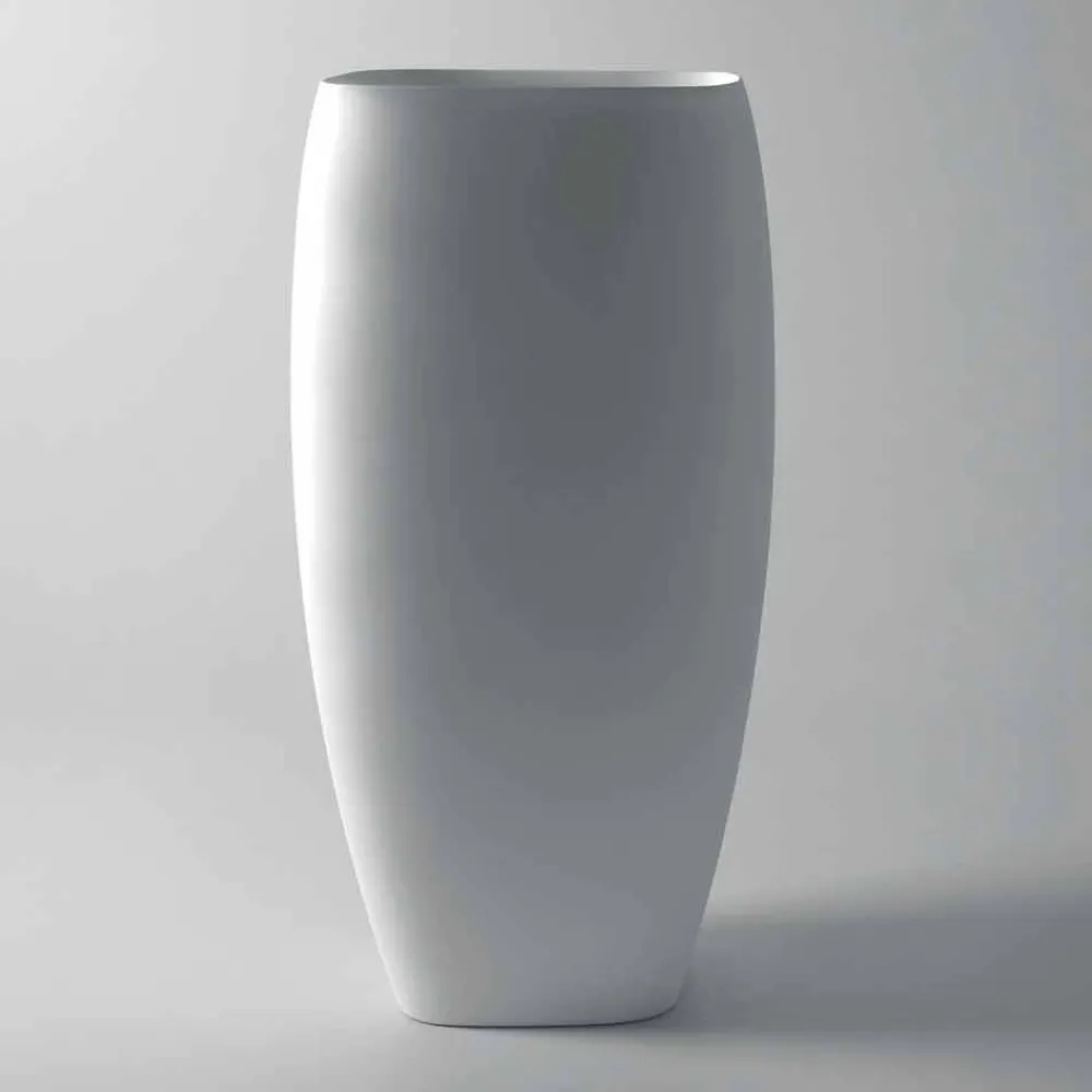 Viadurini Bathroom Keramikwaschbecken-Modernes Design-Waschbecken aus Keramik, Gais, Made in Italy