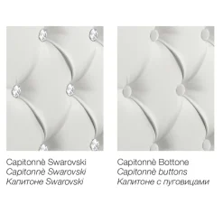 Viadurini Night Design Maßgeschneiderte Möbel|Polsterbetten-Modernes Doppelbett aus Kunstleder mit Contentiore - Ozzano