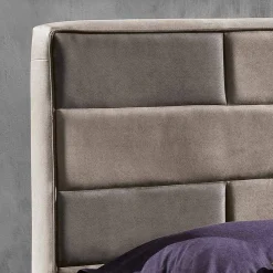 Viadurini Night Design Polsterbetten-Modernes Doppelbett mit Aufbewahrungsbox 160x190/200cm Gin