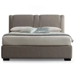 Viadurini Night Design Maßgeschneiderte Möbel|Polsterbetten-Modernes Doppelbett mit Box aus feuerfestem Leder - Ania