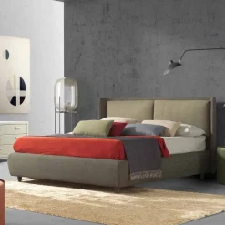 Bolzan Letti Maßgeschneiderte Möbel|Polsterbetten-Modernes Doppelbett, ohne Bettcontainer, Kate von Bolzan