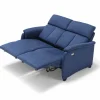 Stile Relax Sofa Relaxfunktion Elektrisch-Modernes elektrisches Sofa, 2 Sitzplätze, 2 elektrische Sitze Gelso
