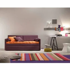 Viadurini Italian Sofas Moderne Schlafsofas-Modernes Etagenbett-Sofa bezogen mit Made in Italy-Stoff - Gretel