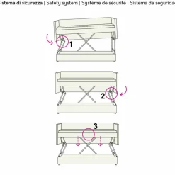 Viadurini Italian Sofas Moderne Schlafsofas-Modernes Etagenschlafsofa aus braunem Stoff Made in Italy - Pont