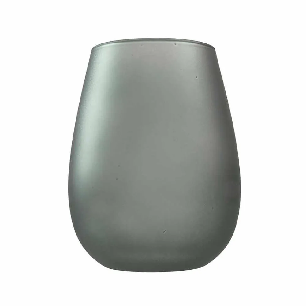 Viadurini Kitchen Gläser Set-Modernes farbiges Glas Wasserglas Set, 12 Stück - Rand