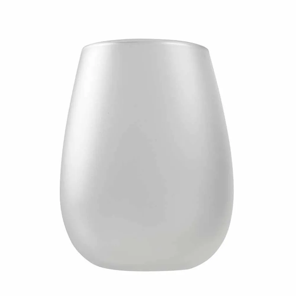 Viadurini Kitchen Gläser Set-Modernes farbiges Glas Wasserglas Set, 12 Stück - Rand