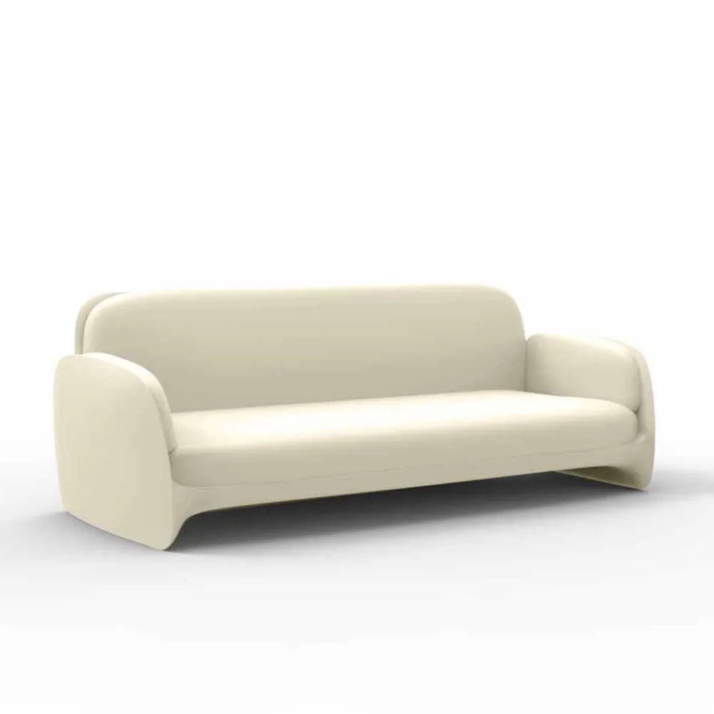Vondom Gartensofas-Modernes Gartensofa Pezzettina von aus Polyethylen
