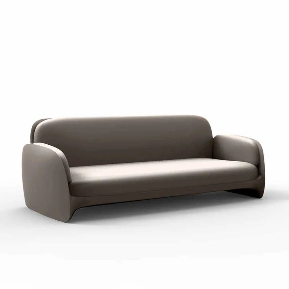 Vondom Gartensofas-Modernes Gartensofa Pezzettina von aus Polyethylen