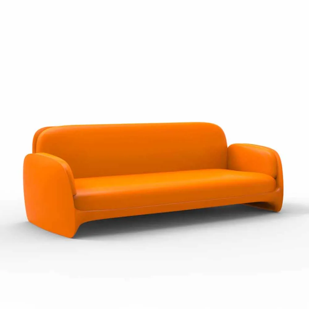 Vondom Gartensofas-Modernes Gartensofa Pezzettina von aus Polyethylen