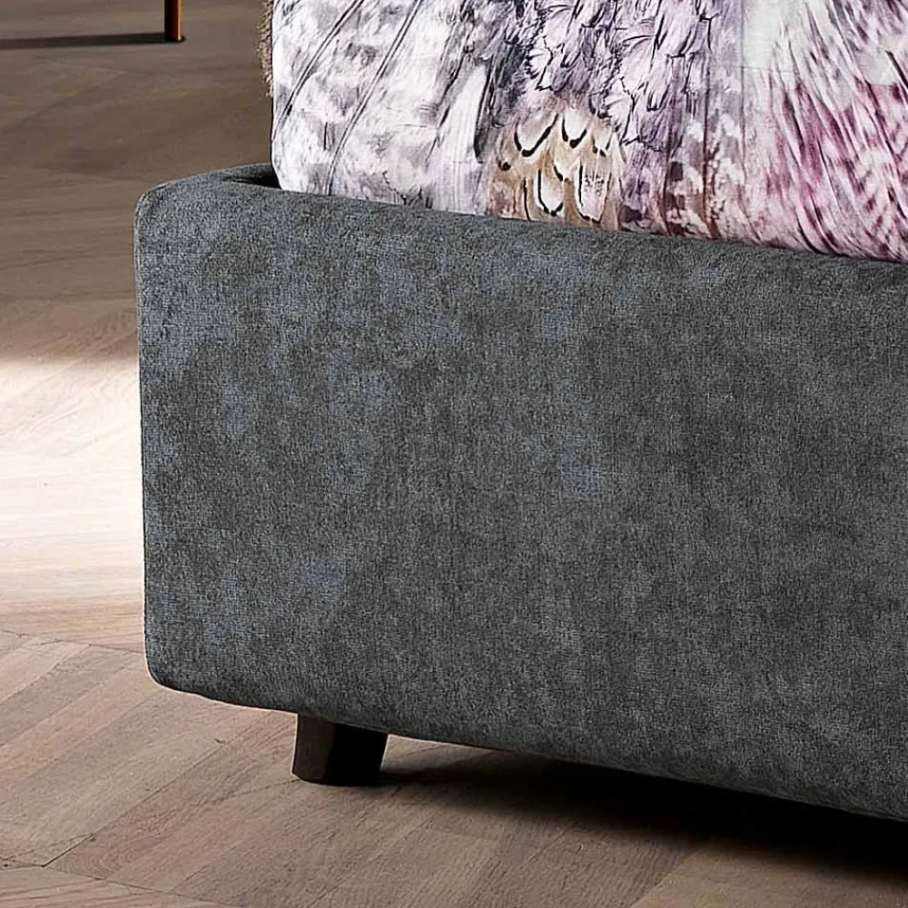 Viadurini Night Design Polsterbetten-Modernes, gepolstertes oder glattes Doppelbett-Design - Aftamo