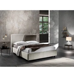 Viadurini Night Design Polsterbetten-Modernes, gepolstertes oder glattes Doppelbett-Design - Aftamo