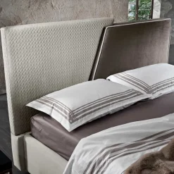 Viadurini Night Design Polsterbetten-Modernes, gepolstertes oder glattes Doppelbett-Design - Aftamo