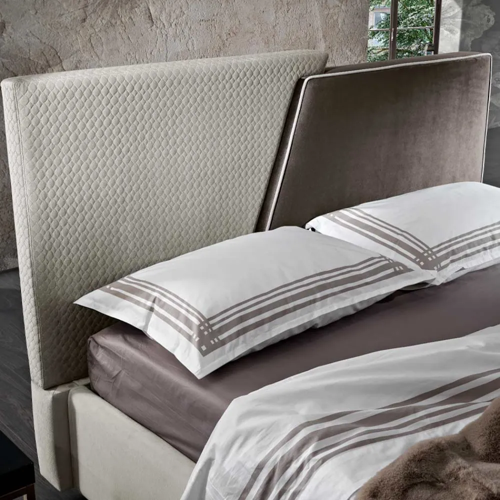 Viadurini Night Design Polsterbetten-Modernes, gepolstertes oder glattes Doppelbett-Design - Aftamo