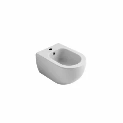 Viadurini Bathroom Bidet-Modernes hängendes Bidet aus weißer Keramik Star 50x35cm made in Italy