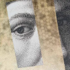 Viadurini Living Abstrakte Bilder-Modernes Leinwandbild mit Blattgold-Dekoration Made in Italy - Vinci