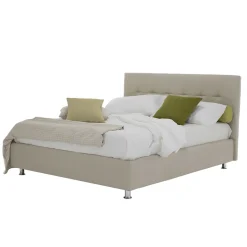 Viadurini Night Design Maßgeschneiderte Möbel|Polsterbetten-Modernes Luxus-Doppelbett mit Aufbewahrungsbox Made in Italy - Orfei