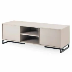 Viadurini Living Anrichte-Modernes, niedriges Sideboard aus MDF und Metall Made in Italy - Rohan