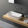 Viadurini Bathroom Keramikwaschbecken-Modernes rechteckiges Arbeitsplattenwaschbecken in Keramikdesign - Lipperialav1