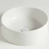 Viadurini Bathroom Keramikwaschbecken-Modernes rundes Aufsatzwaschbecken aus Keramik Made in Italy - Rotolino