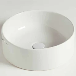 Viadurini Bathroom Keramikwaschbecken-Modernes rundes Aufsatzwaschbecken aus Keramik Made in Italy - Rotolino