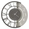 Viadurini Time Design Wanduhren-Modernes rundes Design Wanduhr aus Eisen mit doppelter Nummerierung - Kassio
