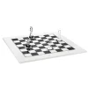 Viadurini Living Deko Artikel Und Wohnaccessoires-Modernes Schachbrett aus schwarzem oder weißem Plexiglas Made in Italy – Schachmatt